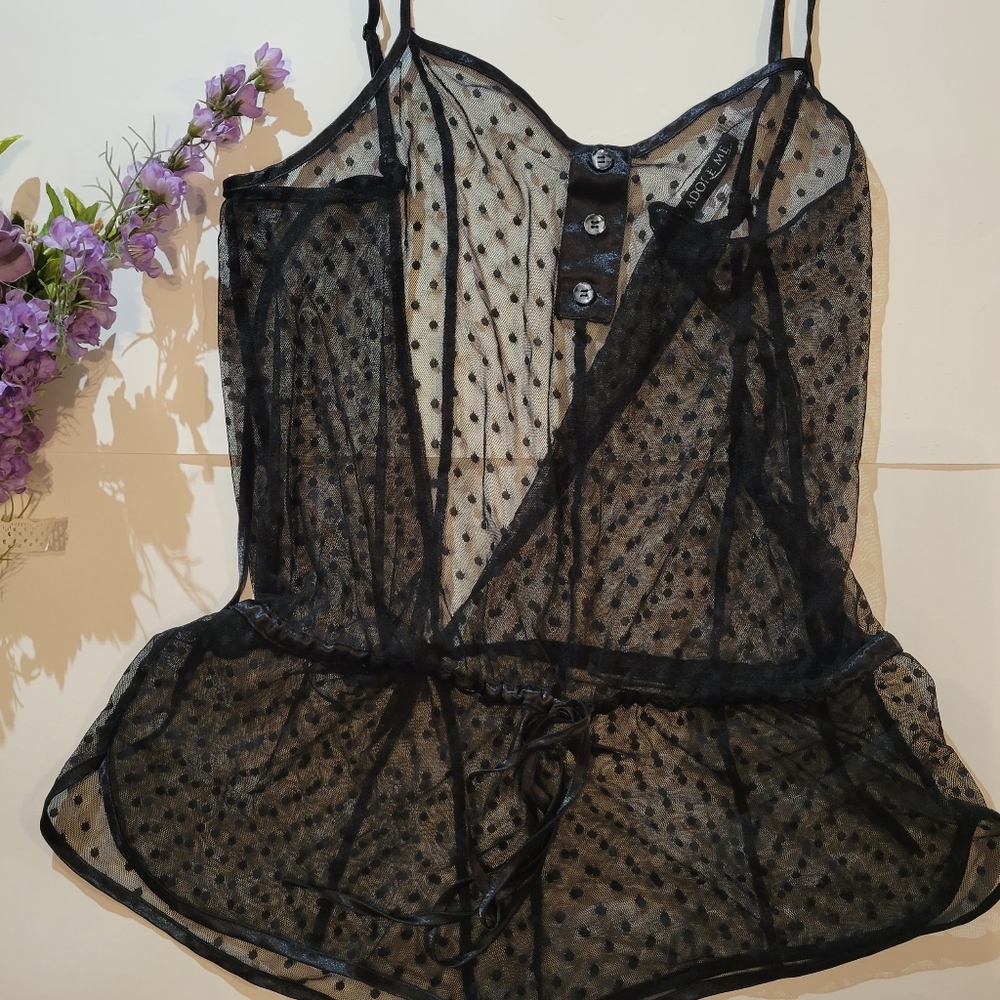adore me lingerie lace body suit size medium